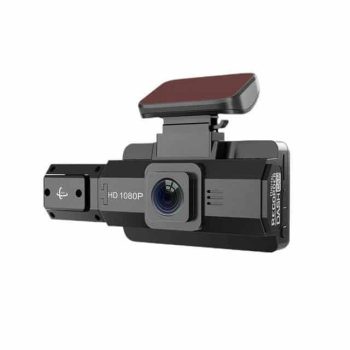 1080P HD Dash Cam with 360° Wide Angle, Night Vision, and G-Sensor