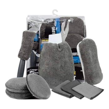 9-Piece Microfiber Car Cleaning and Detailing Kit