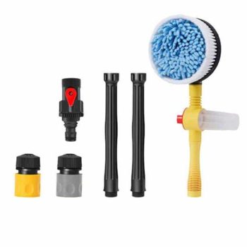 360° Rotating Car Cleaning Foam Brush with Extended Handle