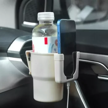 2-in-1 Multifunctional Car Cup Phone Holder & Beverage Expander