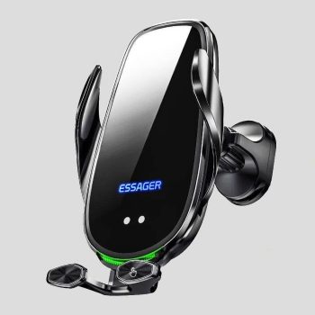 15W Fast Wireless Car Charger, Universal Air Vent Mount for iPhone 14, 13, 12 and Android Devices